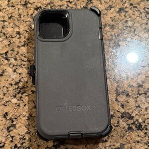 iPhone 14 OtterBox Black Protective Phone Case